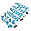 Rc Upgrade Spare Parts for UD1201 UD1202 UD-12PRO 1/12 Metal Front and Rear Suspension Arm Steering Assembly Kit RC Car Upgrade Parts Accessories(Blue) view 1