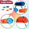 JCRBILW 5 Pieces 1:64 Kayak with Paddles Model Simulated Decor view 2