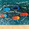 JCRBILW 5 Pieces 1:64 Kayak with Paddles Model Simulated Decor view 3
