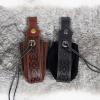 Portable Belt Pouches Medieval Styles Drawstring Bag Cosplay Dices Bag PU Leather Coin Purse Halloween Waist Pack Pu Leather Belt Pouches Portable Purse for Daily Use view 2