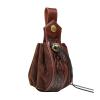 Portable Belt Pouches Medieval Styles Drawstring Bag Cosplay Dices Bag PU Leather Coin Purse Halloween Waist Pack Pu Leather Belt Pouches Portable Purse for Daily Use view 4