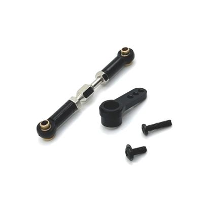 RC Car Upgrade Parts for MJX H16 16207 16208 16209 16210 25T 1/16 Metal Servo Arm Servo Horn Steering Servo Link Rod RC Car Upgrade Parts Accessories