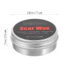 TOVINANNA 4pcs Halloween Wound Wax Blood Set Special Effect Scar Makeup Tools with Fake Blood Gel and Sponge for Stage Performance and Haunted House, 60g view 2