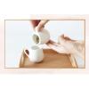 lstyty Montessori Basic Pouring Set, Small Ceramic Pitchers with Wooden Tray, Toddler Practical Life Activity Toy view 4