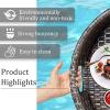 Swimming Pool Floating Tray Table,Water Surface Floating Disc,Multifunction Floating Breakfast Tray,Floating Food Plate for Outdoor Party view 2
