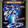 RaoNEE Metal Cardbot S Blue COP Trinity Police Car Armor Bus Transforming Robot view 3