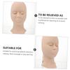 ROPCVAX Mannequin Head for Eyelash Extension Practice Realistic Texture Easy to Move Multi Makeup Facial Massage view 4