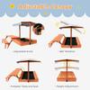Outdoor sandpits with Adjustable awnings and Canopies, Suitable for Garden backyards; Foldable sandpits with awnings, Suitable for Toddlers to Play in. view 3