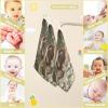 Sletend Newborn Face Towel Sloth Money Dollar Baby Washcloths 11.8"X11.8" Soft Cotton Infants Girls Boys Muslin Burp Cloths 3 Pack view 4