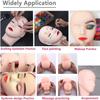 ROPCVAX Rubber Massage Eyelash Mannequin Head Extension Cosmetology Doll Face for Makeup Practice Model(B) view 2