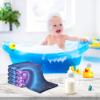 Sletend Universe Nebula Galaxy Baby Msulin Washcloths Newborn Face Towel Baby Muslin Burp Cloths 5 Pack Soft Absorbent Natural Cotton Wash Towel 11.8"X11.8", Shower Gift and Essential view 3