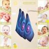 Sletend Universe Nebula Galaxy Baby Msulin Washcloths Newborn Face Towel Baby Muslin Burp Cloths 5 Pack Soft Absorbent Natural Cotton Wash Towel 11.8"X11.8", Shower Gift and Essential view 4