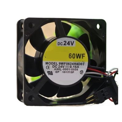 A90L-0001-0508 9WF0624H4D03 24V 0.15A 60 * 25MM Fan