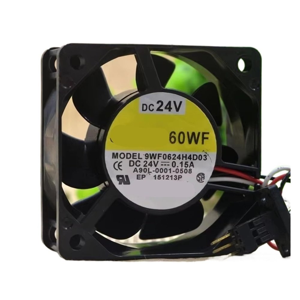 A90L-0001-0508 9WF0624H4D03 24V 0.15A 60 * 25MM Fan