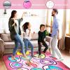 Chiyyak Electronic Musical Dance Mat for Children Wireless Connection Foldable Musical Dance Mat for Interactive Fun and Physical Activity Choice for Children Plastic Material view 3