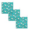 Sletend Newborn Face Towel Siamese Cat Baby Washcloths 11.8"X11.8" Soft Cotton Infants Girls Boys Muslin Burp Cloths 3 Pack view 1