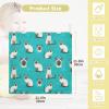 Sletend Newborn Face Towel Siamese Cat Baby Washcloths 11.8"X11.8" Soft Cotton Infants Girls Boys Muslin Burp Cloths 3 Pack view 2