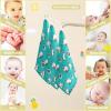 Sletend Newborn Face Towel Siamese Cat Baby Washcloths 11.8"X11.8" Soft Cotton Infants Girls Boys Muslin Burp Cloths 3 Pack view 4