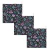 Sletend Newborn Face Towel Bright Pentagrams Baby Washcloths 11.8"X11.8" Soft Cotton Infants Girls Boys Muslin Burp Cloths 3 Pack view 1