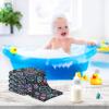 Sletend Newborn Face Towel Bright Pentagrams Baby Washcloths 11.8"X11.8" Soft Cotton Infants Girls Boys Muslin Burp Cloths 3 Pack view 3
