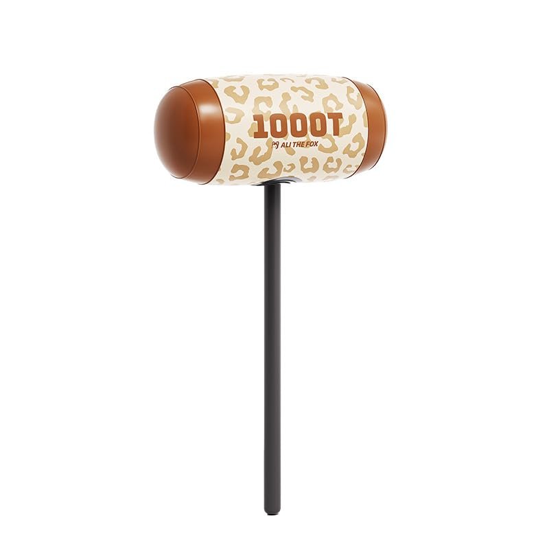 NexYongS Inflatable Hammer for Holidays Play, Multiple Colors, Leopard Print and Solid Styles (CQC-CZ-YXMK-35-15)