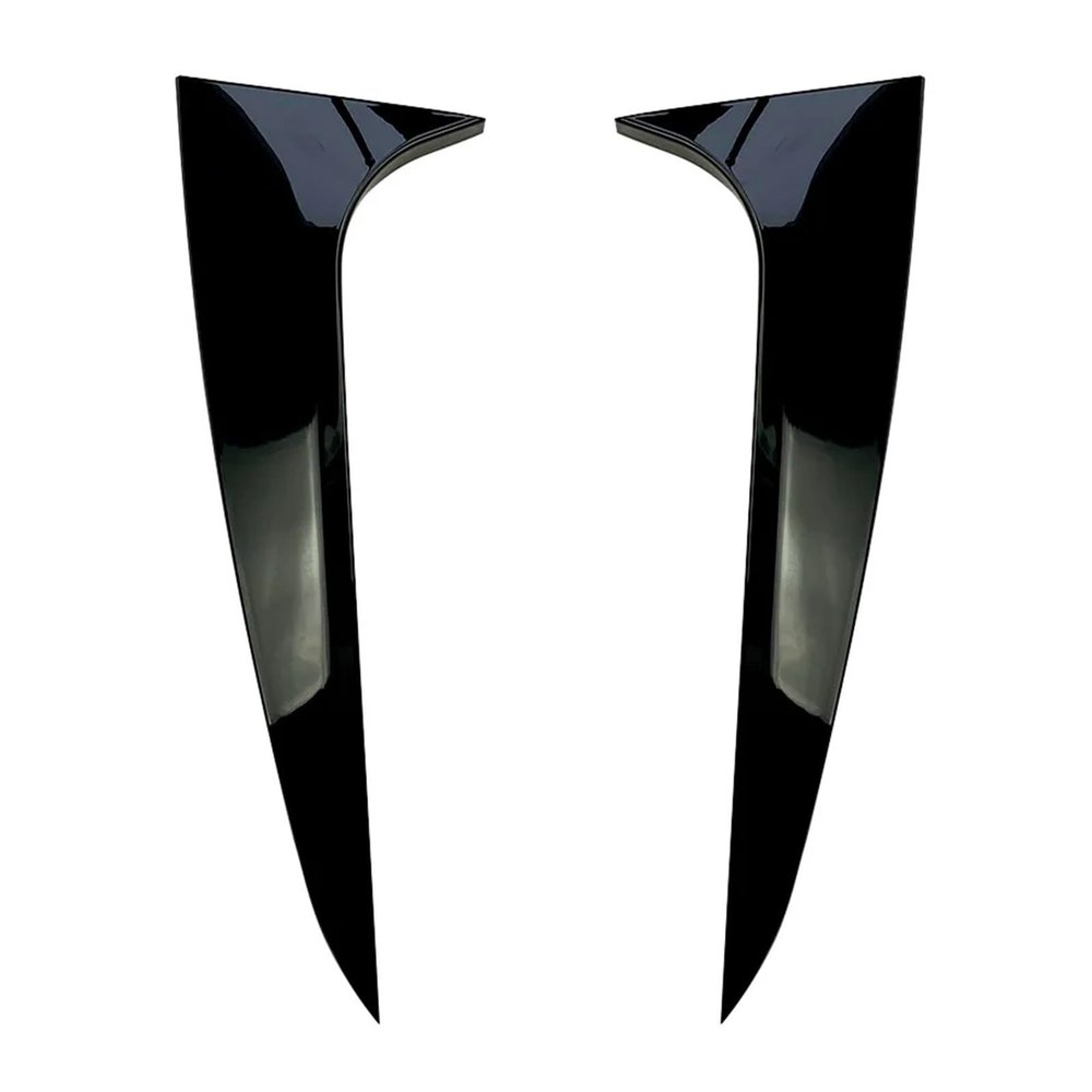 HRLWNFUEC Compatible with BMW X3 F25 2011 2012 2013 2014 2015 2016 2017 Car Rear Window Side Splitter Spoiler Wing Gloss Black