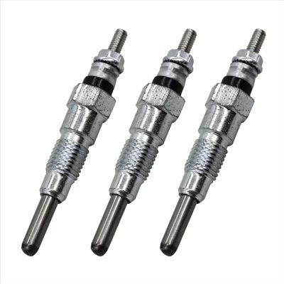 Compatible With Kubota Engine D650 D750 D850 D950 D1102 D1302 15951-65510 1595165510 15951-65512 3PCS Engine Heater Glow Plugs 10mm Glow Plug Kit