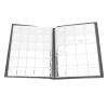ALIESTFDNO 250 Pocket 10 Page Album Collection Holder Book for Collecting Tokens Medals with Paper PU Shell (Black) view 2
