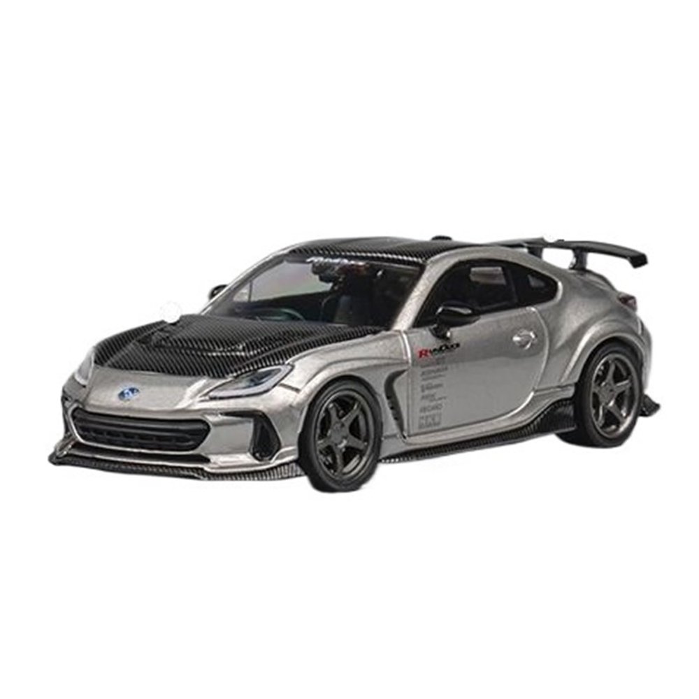 LBUAOIZ 1 64 for Subaru BRZ Varis Metal Gun Gray Alloy Car Model Collection Vehicle Display Hobby