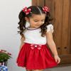 Patriotic Hair Bow Clip for Girls, Red white and blue boutique ribbon Bow, handmade Hair Accessory for baby, toddler & little girls, 4th of July, independence Day, Memorial Day, Patriotic events view 3
