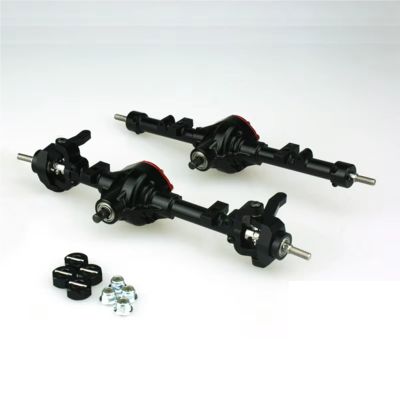 NAVXRSE RC Complete Axle Set for Scx10 D90 TH17936-Smt3 1/10 RC Crawler Upgrade Car Parts Accesories Metal Front and Rear Axles Set