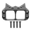 Yscryptoline Aluminum Alloy Steering Servo Guard Armor SOA Cover for 1/10 RC Crawler, Cheeter Rig, Rock Bouncer Lightweight, Protective, Smooth Steering (Black) view 1