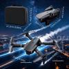 E88 Drone Adult Remote Control Airplane HD Dual Camera Black view 2