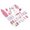 Omquot Toys for Toddlers with Interactive Functions Realistic Medical Play Equipment for Creative Role Playing Activities Plastic 17 Pieces (Pink) view 3