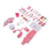 Omquot Toys for Toddlers with Interactive Functions Realistic Medical Play Equipment for Creative Role Playing Activities Plastic 17 Pieces (Pink) view 4