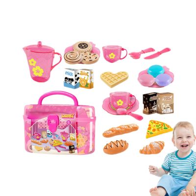 Kids Kitchen Playset Pretend Cooking Cookware Accessories