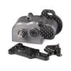 SKDUBRW RC Car Accessories for 1/10 RC Crawler LCG Chassis for Capra F9 AR45 Axle Machined Ultralight Portal Transmission 48Pitch Tiny Gearbox with Slipper Pad(Gray) view 1