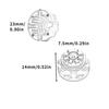 RC Car Upgrade Parts for TRX4 for Traxxas for TRX-6 1/10 rc Car 1Pcs Metal for Universal Front/Rear Differential Carrier Diff Case view 4