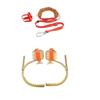 Tree Climbing Spikes Set with Adjustable Harness & Foot Strap - Climbing Gear for Fruit Picking & Logging(25cm) view 1