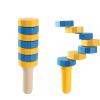 VIYAU Handheld Wooden Balancers - 2PCS True Balance Handheld Wooden Game, Family Time & Office Stress Relief, 360 Swing, Balance Games for Kids & Adults view 1
