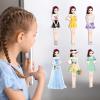 Magnetic Dress Up Dolls Fashion Dress Up Magnet Clothes Puzzles view 2