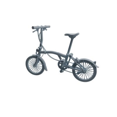 MRY-SFW 346 1/160 Folding Bicycle 3D Print Miniature