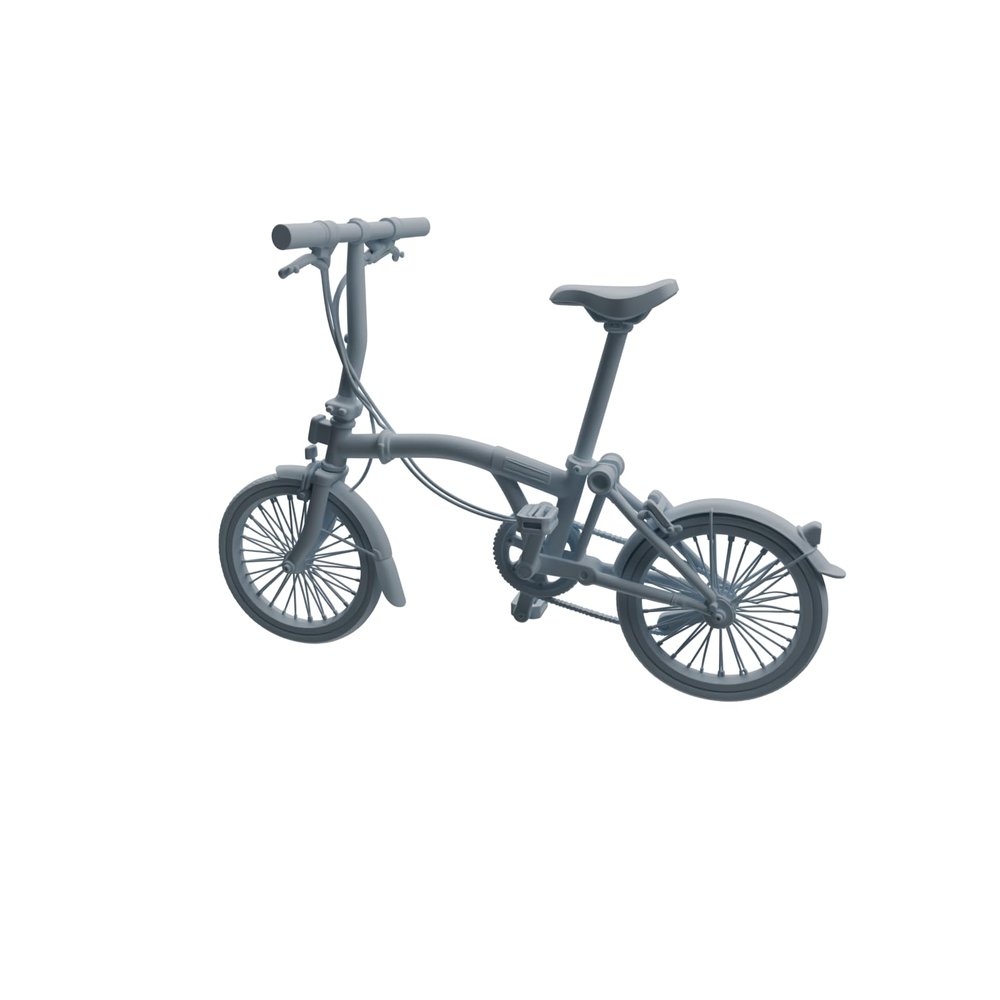 MRY-SFW 346 1/160 Folding Bicycle 3D Print Miniature