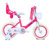 Kids Bike for Girls Boy 12 14 16 Inch with Training Wheels, Adjustable Seat, Front Basket, Doll Seat & Colorful Streamers Toddler Bicycle for 2-7 Years Old, (Red 14 inch) view 2