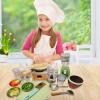 Kids Real Cooking Set Mini Stove Burner Frying Pot Seasoning Bottles view 4
