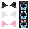 Removable Silicone Ear Decorations + Unique Look for Headband Headphone + Removable Headphone Accessories Washable and Easy to view 2