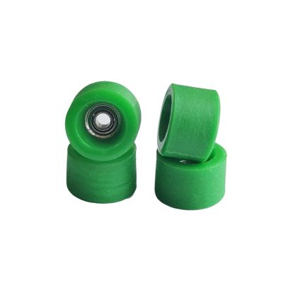 Alianm Fingerboard Wheels 4pcs Fingerboard Wheels with ABEC 7 Bearing for Professional Finger Skate Board Set Mini Skateboard Toys(Green)
