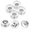 Alianm Fingerboard Wheels 12 Pcs Finger Skateboard Wheels Highspeed Bearings Lightweight Design for Tricks Stunts Accessories Supplies Skate Board Wheel view 3