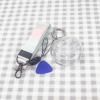 Protective Case Compatible with Tamagotchi Uni, Clear Patterned Cover with Lanyard and Keychain for Anti-Scratch Protection view 3