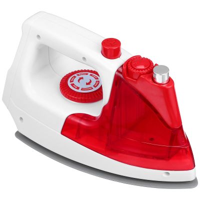 Toddmomy Mini Electric Iron Toy for Kids, Mini Home Appliance Pretend Play Iron Model Educational Role Play Toy for Kids Girls Boys